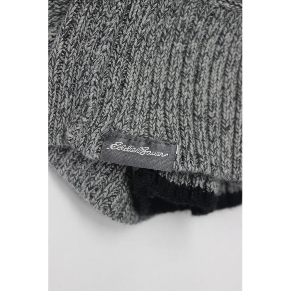 Eddie Bauer Crew‎ Neck Sweater Men's XL Heather Gray Tight Knit Casual - Picture 8 of 11